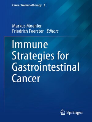 cover image of Immune Strategies for Gastrointestinal Cancer